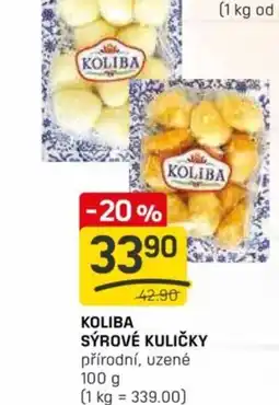 Flop Koliba sýrové kuličky nabídka