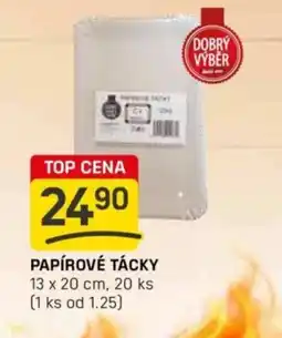 Flop Papírové tácky nabídka