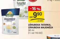 Flop Zárubova tatarka, zárubova majonéza nabídka