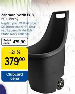 Tesco Zahradní vozík EGB, 50 l, černý nabídka