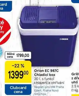 Tesco Orion EC 987C Chladicí box, 20 l nabídka