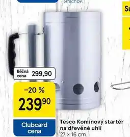 Tesco Tesco Komínový startér na dřevěné uhlí, 27 x 16 cm nabídka