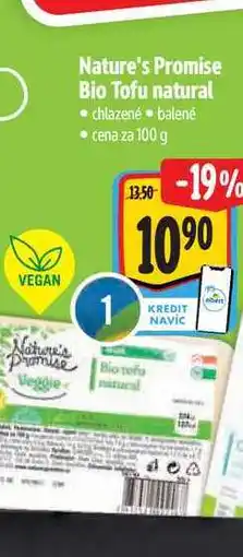 Albert Nature's Promise Bio Tofu natural 100 g nabídka
