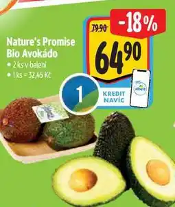 Albert Nature's Promise Bio Avokádo 2 ks nabídka