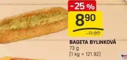 Flop Bageta bylinková nabídka