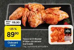 Tesco Tesco Grill Master křídla v Arrabiata marinádě, 1 kg nabídka