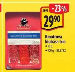 Albert Kmotrova klobása trio 75g nabídka