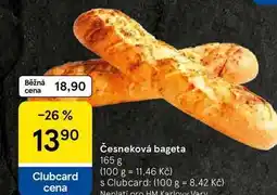 Tesco Česneková bageta, 165 g nabídka