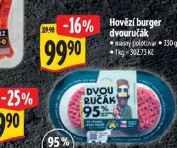 Albert Hovězí burger dvouručák 330 g nabídka