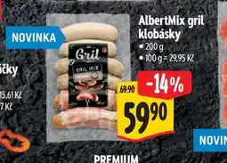 Albert AlbertMix gril klobásky 200 g nabídka