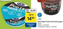 Tesco Olma High Protein bílý řecký jogurt, 150 g nabídka