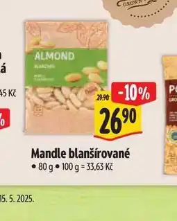 Albert Mandle blanšírované 80 g nabídka