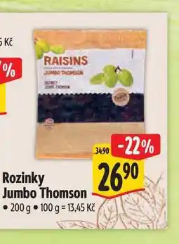 Albert Rozinky Jumbo Thomson 200 g nabídka