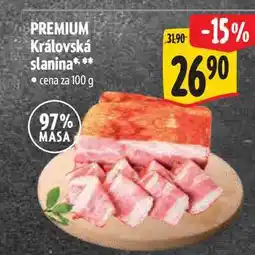 Albert PREMIUM Královská slanina 100 g nabídka