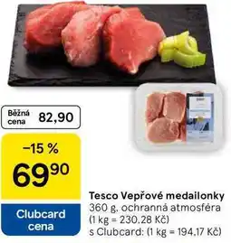 Tesco Tesco Vepřové medailonky, 360 g nabídka