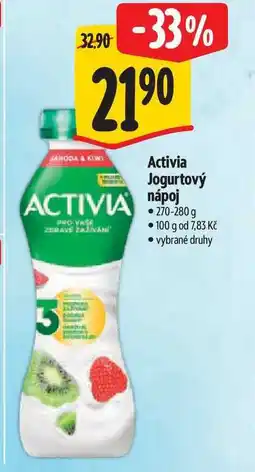 Albert Activia Jogurtový nápoj 270-280 g nabídka