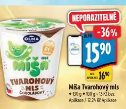 Albert Míša Tvarohový mls 130 g nabídka