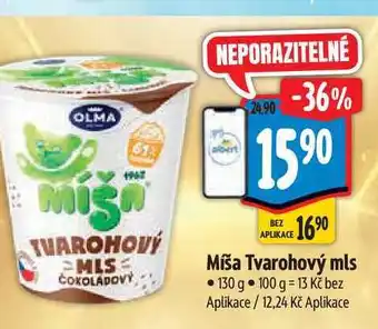 Albert Míša Tvarohový mls 130 g nabídka