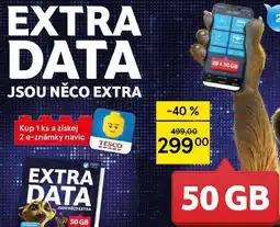 Tesco EXTRA DATA 50 GB nabídka