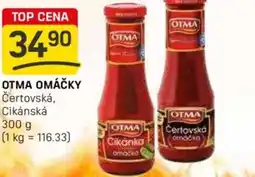 Flop OTMA Omáčky čertovská, cikánská nabídka
