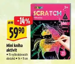 Albert Mini kniha aktivit - 15 vyškrabávacích obrázků nabídka