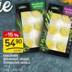 Flop KRAJÁNEK Bylinkové máslo, česnekové máslo nabídka