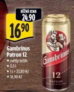 Albert Gambrinus Patron 12 0,5 l nabídka