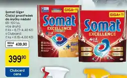 Tesco Somat Giga+ Čisticí prostředek do myčky nádobí, 65-100 ks nabídka