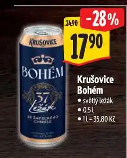 Albert Krušovice Bohém 0,5 l nabídka