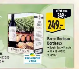 Albert Baron Rocheau Bordeaux Bag in Box 3 l nabídka