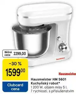 Tesco Hausmeister HM 5601 Kuchyňský robot, 1200 W, objem mísy 5 l nabídka