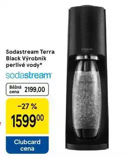 Tesco Sodastream Terra Black Výrobník perlivé vody nabídka