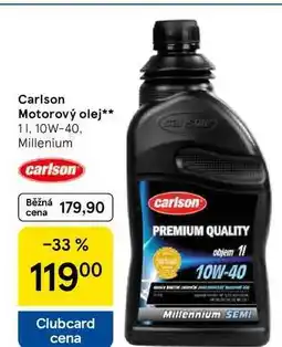 Tesco Carlson Motorový olej, 1 l, 10W-40, Millenium carlson nabídka