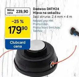 Tesco Daewoo DATH24 239,90 Hlava na sekačku žací struna: 2.4 mm × 4 m nabídka