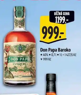 Albert Don Papa Baroko 40% 0,7 l nabídka