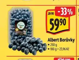 Albert Albert Borůvky 250 g nabídka