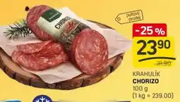 Flop Krahulik chorizo nabídka