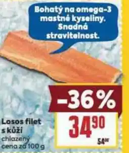 Billa Losos filet s kůži nabídka