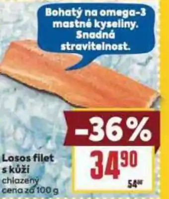 Billa Losos filet s kůži nabídka
