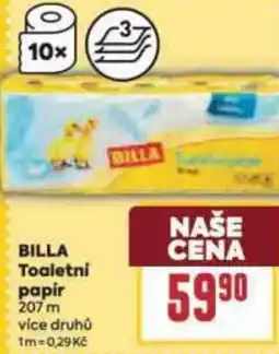 Billa BILLA Toaletni papír nabídka