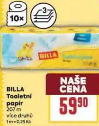 Billa BILLA Toaletni papír nabídka