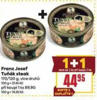 Billa Franz Josef Tuňák steak nabídka