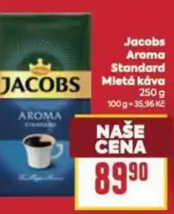 Billa Jacobs Aroma Standard Mietá káva nabídka