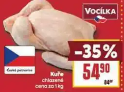 Billa Kuře chlazené nabídka