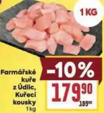 Billa Farmářské kuře z Údlic, Kuřecí kousky nabídka