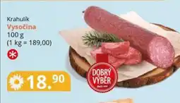 Potraviny CZ Krahulik Vysočina nabídka