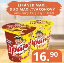 Potraviny CZ MADETA Lipánek maxi, duo maxi, tvarohový nabídka