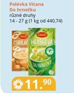 Potraviny CZ Polévka Vitana Do hrnečku nabídka
