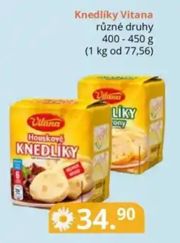 Potraviny CZ Knedlíky Vitana nabídka