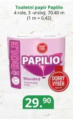 Potraviny CZ Toaletní papír Papilio nabídka